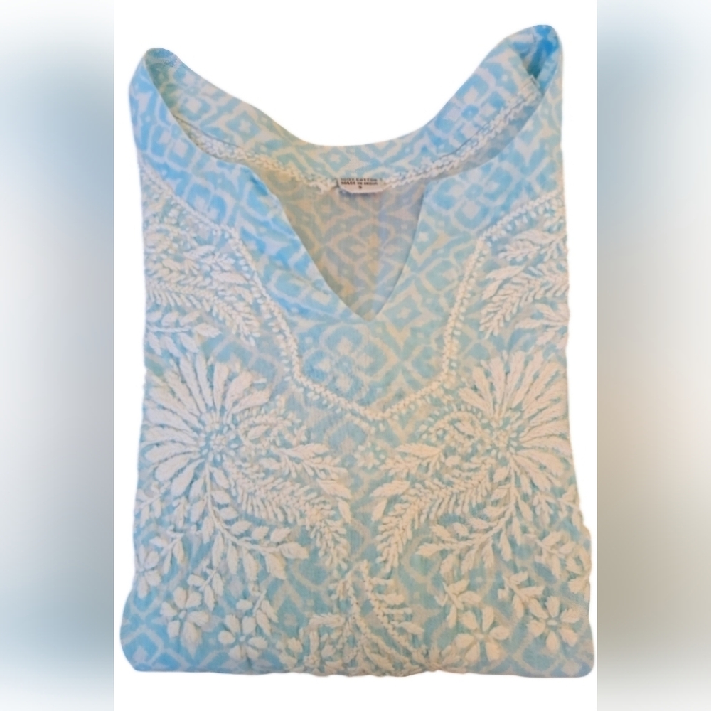 Palm Beach - C. Orrico Swim - Blue Cover-up - Small